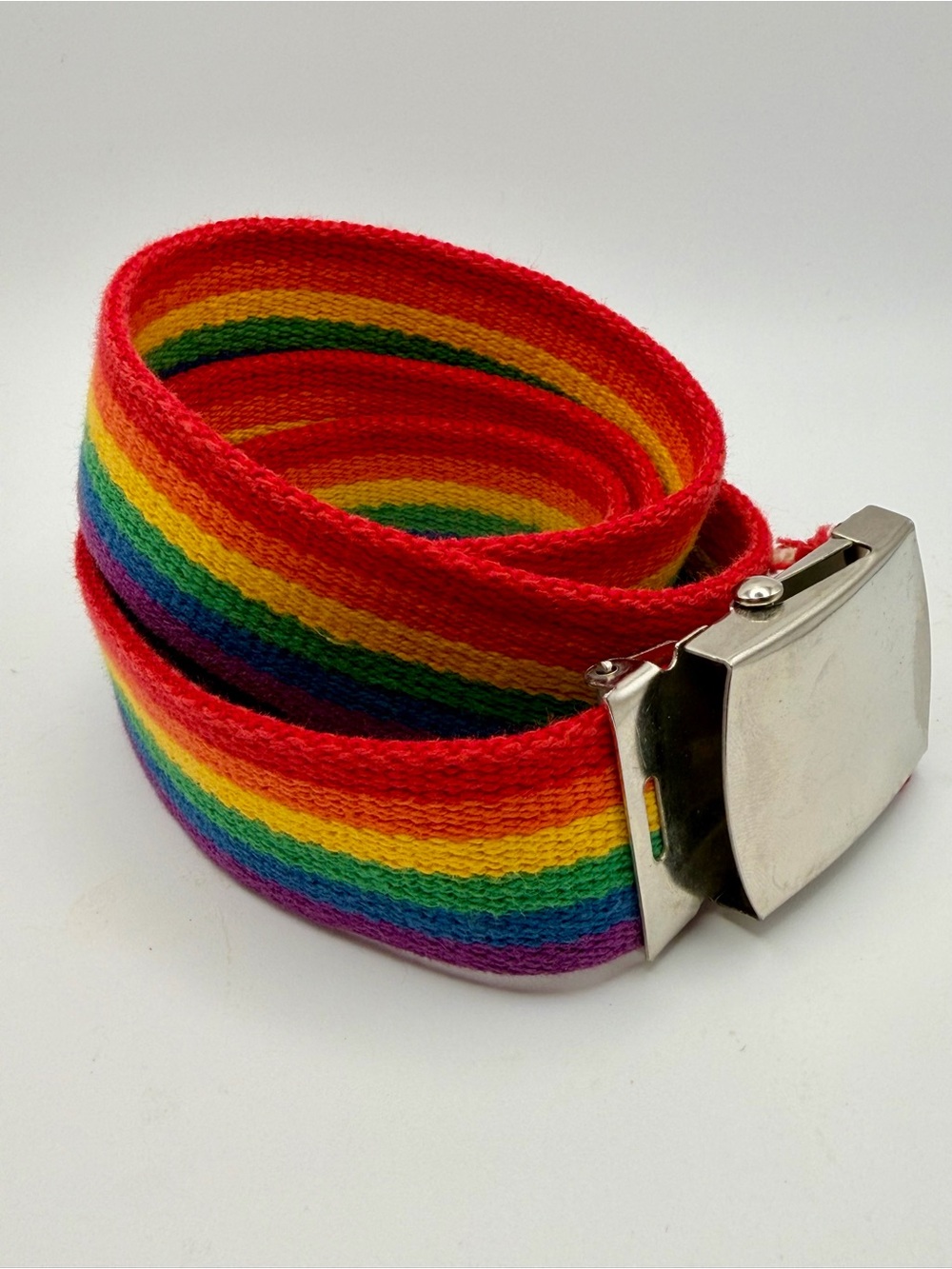 Vintage 1980’s rainbow pride belt size 40 inches